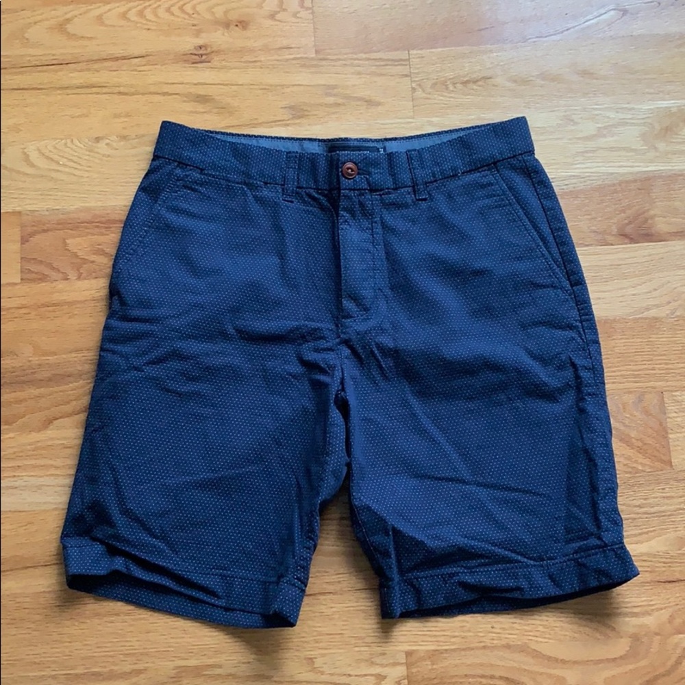 Tommy Hilfiger Navy polka dot shorts.